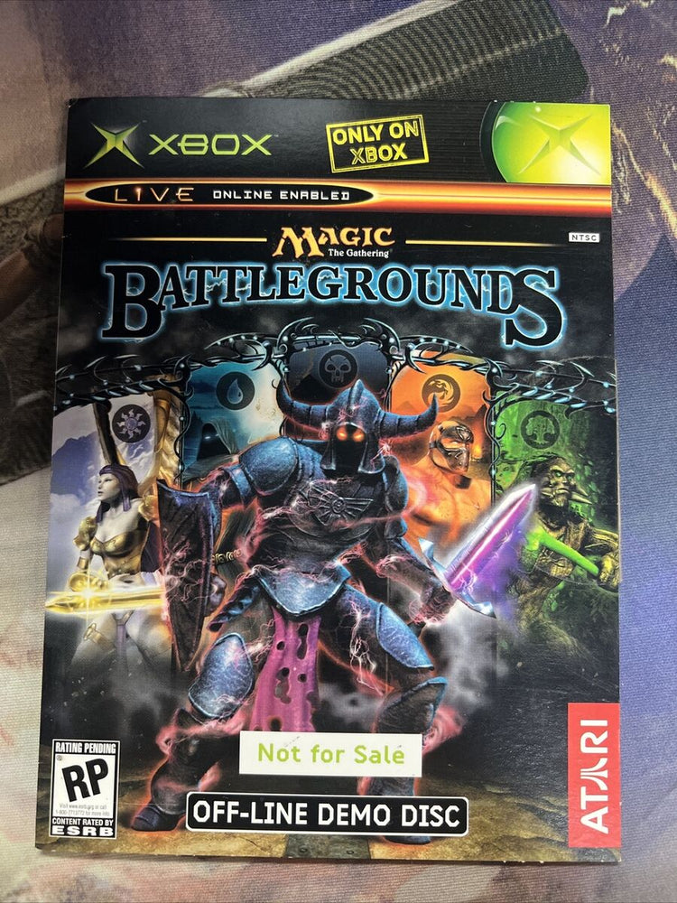 Magic the Gathering Battlegrounds Not for Sales Off-Line Demo Disc (Xbox) (ONLINE ORDER ONLY)