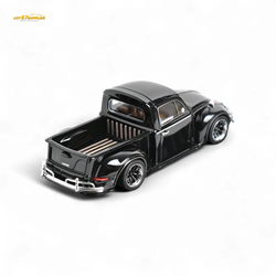YM Model Volkswagen Beetle Pickup Truck FUSCUP Black 1:64