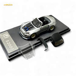 (Pre-Order) Rhino Model RM 1:64 Honda S2000 Wide-Body Roadster Silver (ONLINE ORDER ONLY)