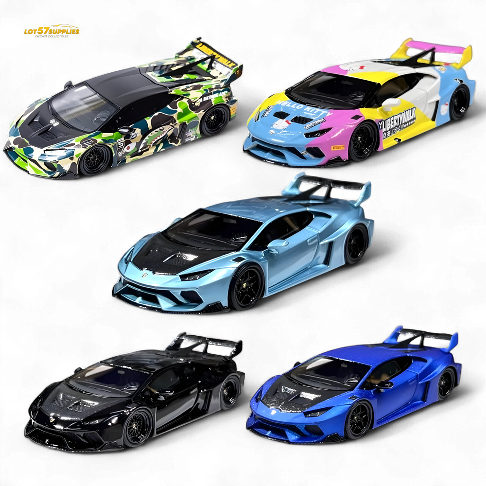(Pre-order) Flame Huracan LP610-4 LWBK WideBody Resin - 1:64 (ONLINE ORDER ONLY)