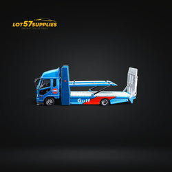 GCD Mitsubishi Fuso Fighter Double-Decker MK2 Transport Truck Gulf Livery 1:64 (ONLINE ORDER ONLY)