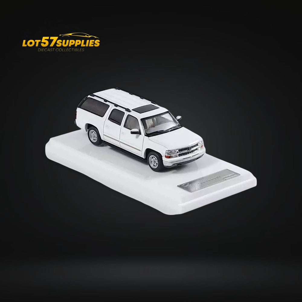 MK Miniatures Chevrolet Suburban in White 1:64 (ONLINE ORDER ONLY)