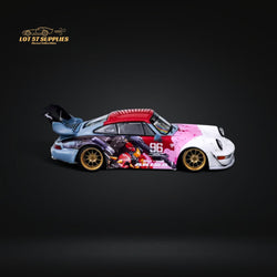King Model Porsche RWB964 Akiba Mecha livery #96 Gold Rims 1:64 Limited to 499 Pcs (ONLINE ORDER ONLY)