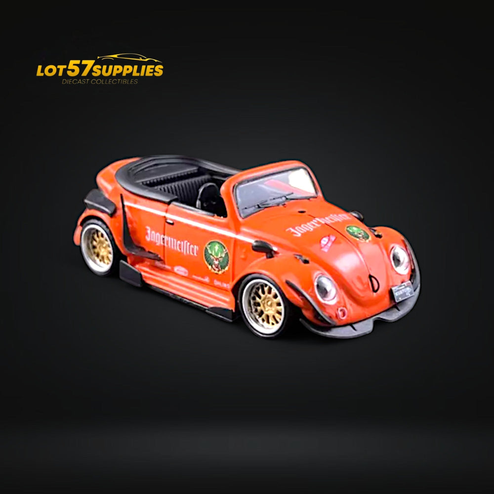 HKM Model VW Beetle Convertible Cabriolet Jagermeister 1:64 Limited to 599 Pcs (ONLINE ORDER ONLY)