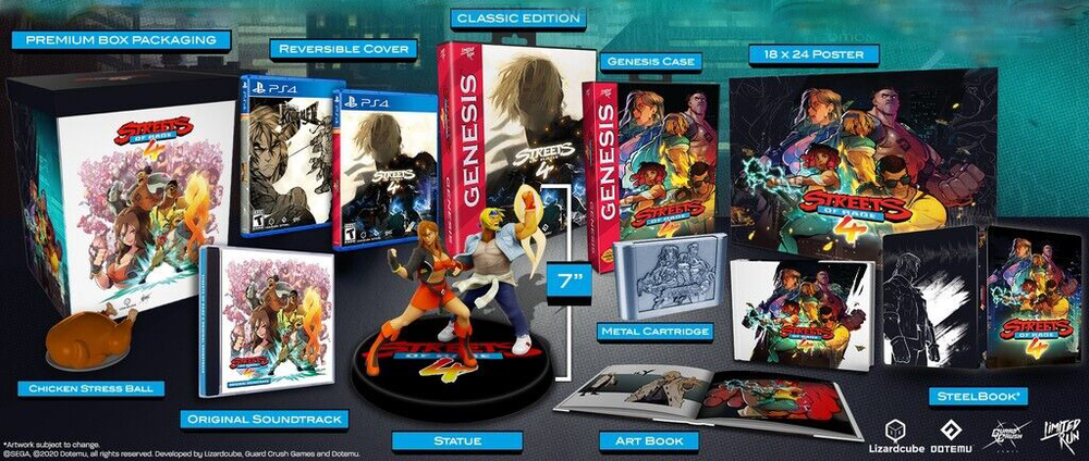 Streets of Rage 4: Collector's Edition (PlayStation 4) (Online Only)
