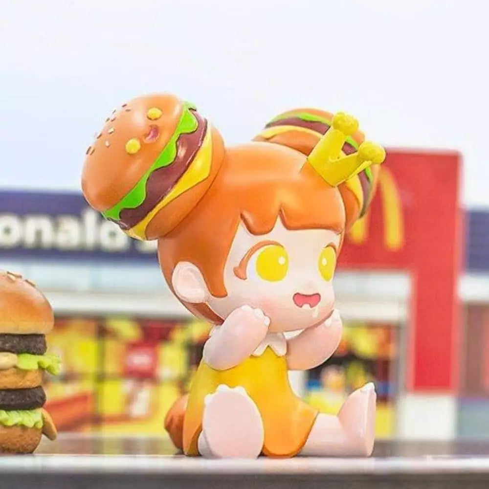 IN STOCK: [MOE DOUBLE STUDIO] LE99 Yaya-Burger-Orange (ONLINE ORDER ONLY)