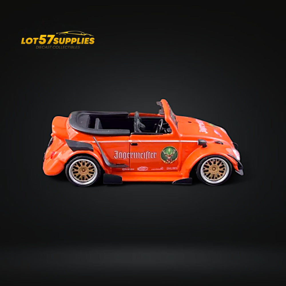 HKM Model VW Beetle Convertible Cabriolet Jagermeister 1:64 Limited to 599 Pcs (ONLINE ORDER ONLY)