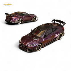 Street Weapon BMW M4 G82 Widebody - Dark Purple Special Edition 1:64 (ONLINE ORDER ONLY)