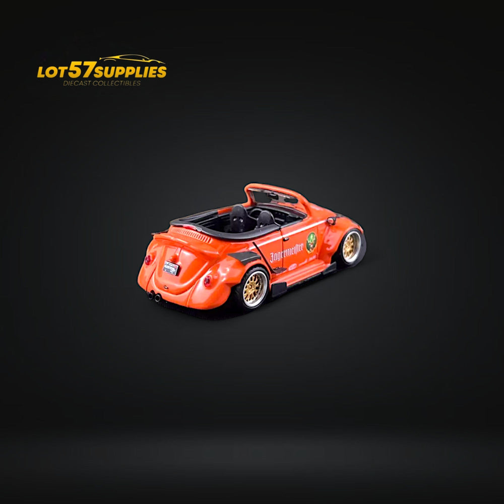 HKM Model VW Beetle Convertible Cabriolet Jagermeister 1:64 Limited to 599 Pcs (ONLINE ORDER ONLY)