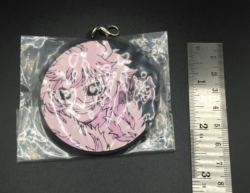 My Hero Academia Rubber Strap Charm Keychain "Mina Ashido" japan import
