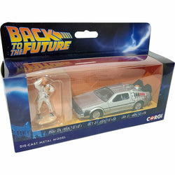 Corgi Back to the Future die-cast 1:36 scale DeLorean with Doc Brown figure (ONLINE ORDER ONLY)