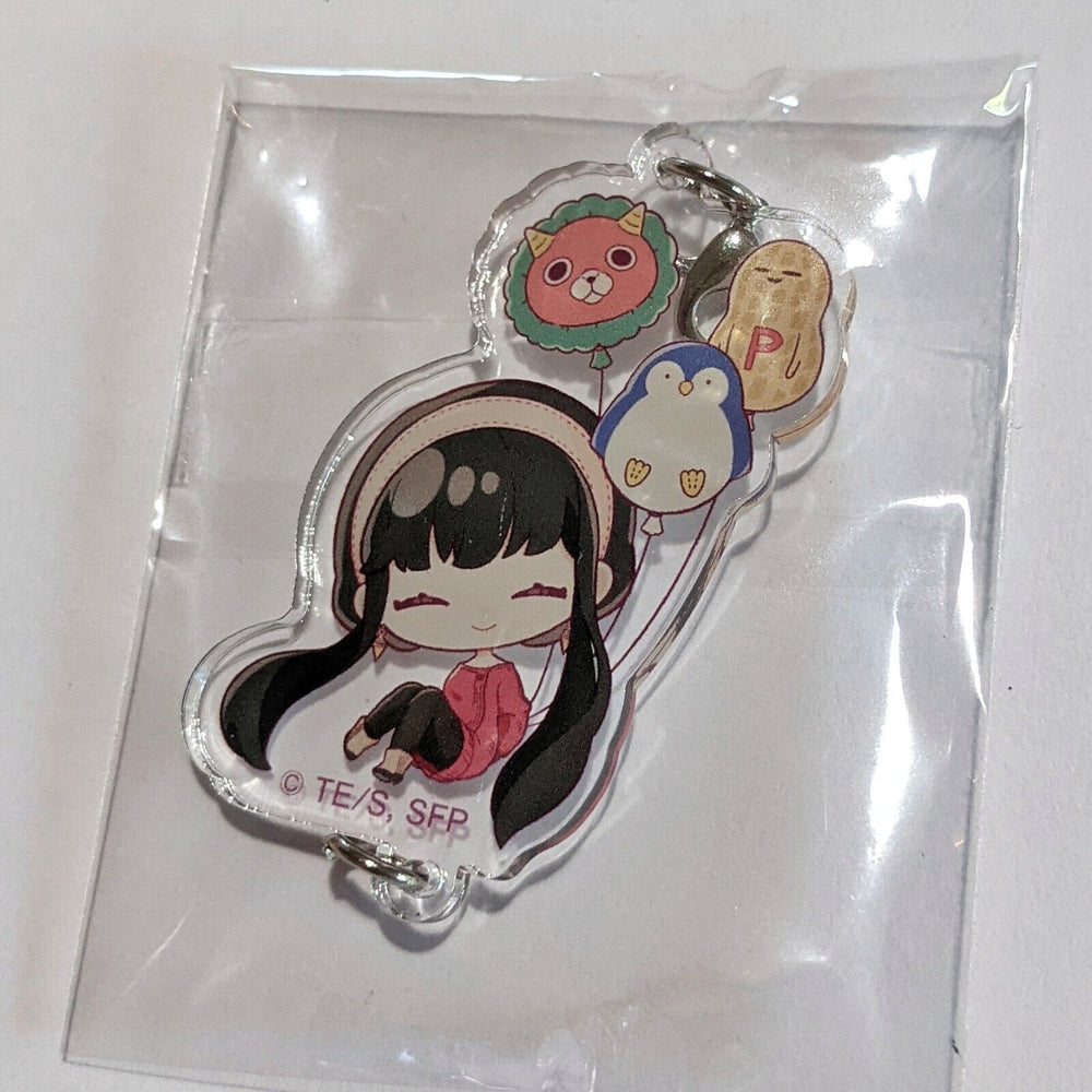 Spy X Family Yor Forger Tsunagaru! Acrylic Keychain zipper pull Charm (balloon)