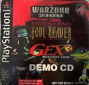 Warzone 2100/Soul Reaver/Gex 3 (Demo Disc) (PlayStation) (ONLINE ORDER ONLY)