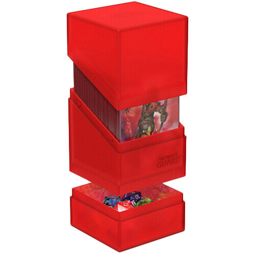 Ultimate Guard Boulder 100+ Ruby - Deck Case Box - Tower (ONLINE ORDER ONLY)