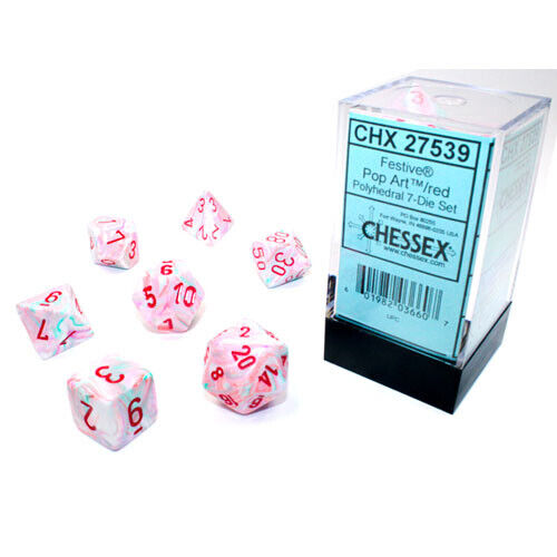 Chessex: Polyhedral Borealis Dice sets (Online Order Only)