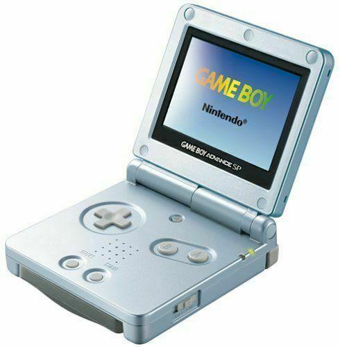 Pearl Blue Gameboy Advance SP (AGS101) (Gameboy Advance) (ONLINE ORDER ONLY)