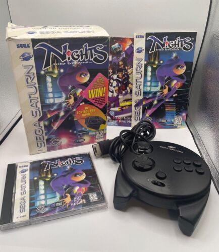NiGHTS into Dreams... 3D Control Pad Big Box Bundle (Sega Saturn) (ONLINE ORDER ONLY)