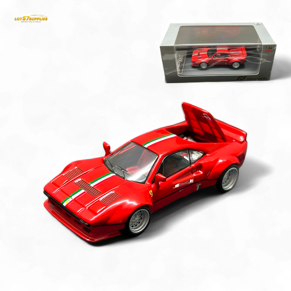 Hone Model 64 288GTO Wide-Body - Latte Art Red 1:64 (ONLINE ORDER ONLY)