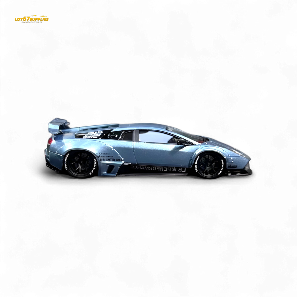 Error404 Lamborghini Murcielago LBWK - Ice Blue Low Tail 1:64 (ONLINE ORDER ONLY)