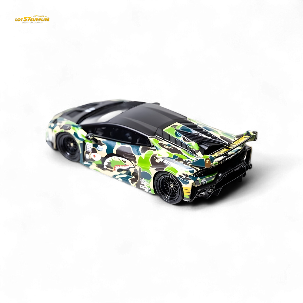 (Pre-order) Flame Huracan LP610-4 LWBK WideBody Resin - 1:64 (ONLINE ORDER ONLY)