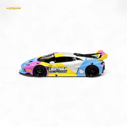 Flame Huracan LP610-4 LWBK WideBody Resin - HELLO K I T T Y LBWK 1:64 (ONLINE ORDER ONLY)