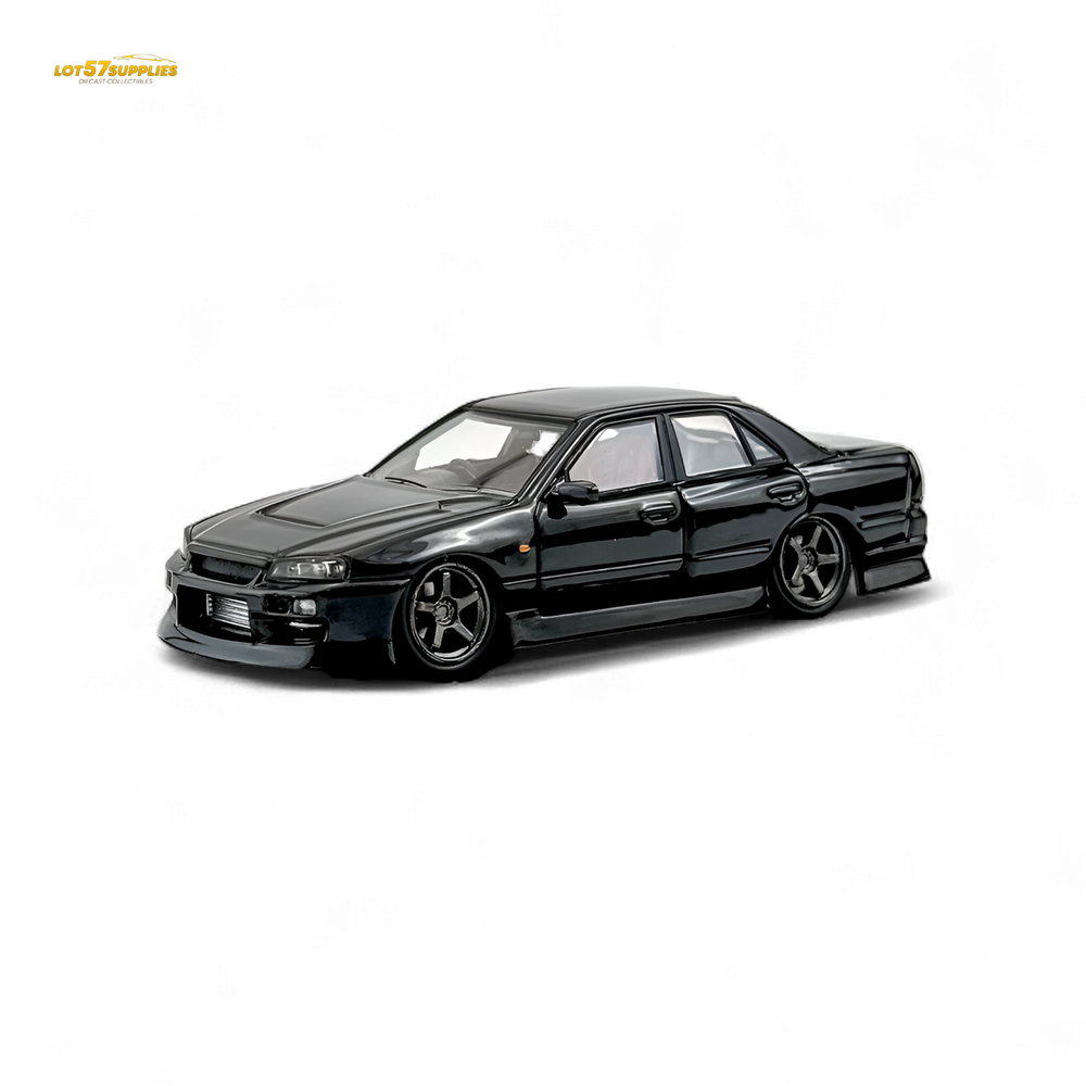 Mortal ER34 Skyline Uras Metallic Black 1:64