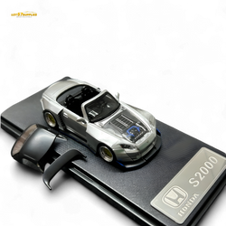 (Pre-Order) Rhino Model RM 1:64 Honda S2000 Wide-Body Roadster Silver (ONLINE ORDER ONLY)