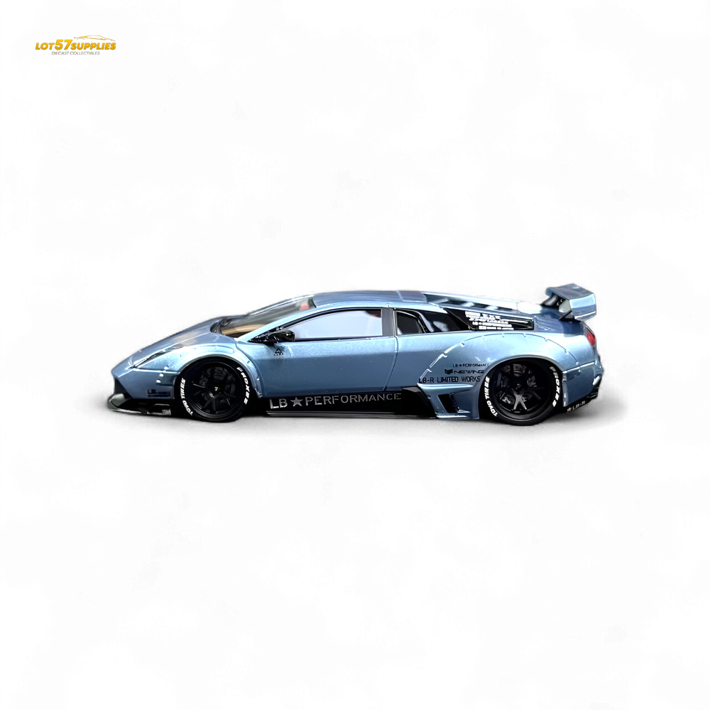 Error404 Lamborghini Murcielago LBWK - Ice Blue Low Tail 1:64 (ONLINE ORDER ONLY)