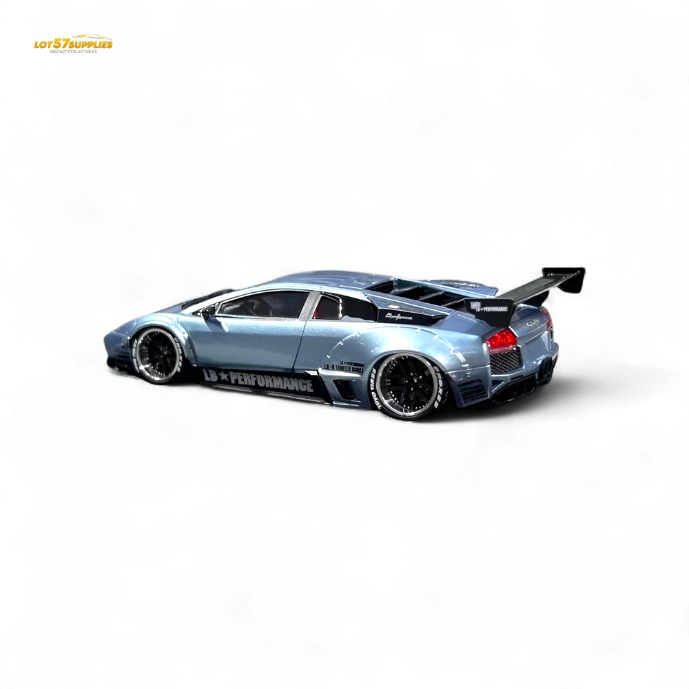 Error404 Lamborghini Murcielago LBWK - Ice Blue High Tail 1:64 (ONLINE ORDER ONLY)