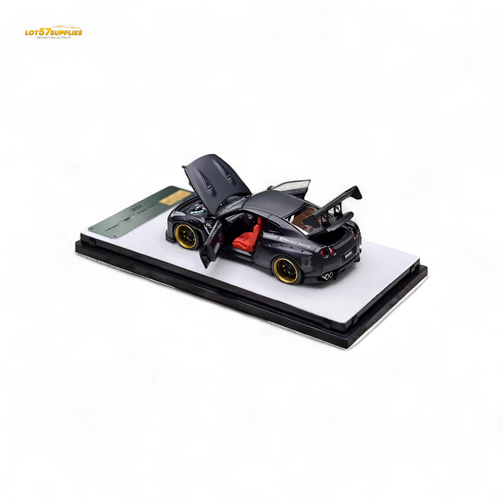 PGM Rocket Bunny R35 - Matte Black Ordinary version 1:64 (ONLINE ORDER ONLY)