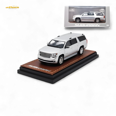(Pre-Order) GOC Chevrolet Suburban 2015 - Silver 1:64 (Online Order Only)