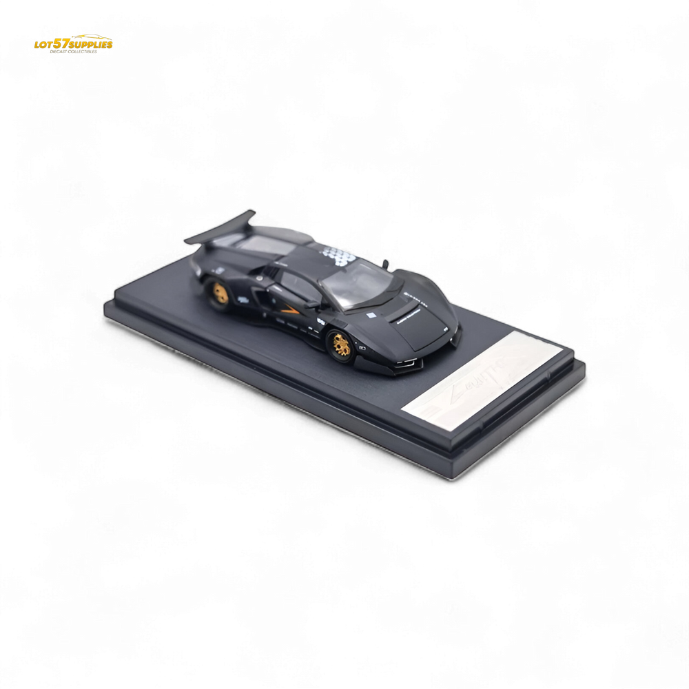 TimeMicro × PSC DESIGN Countach - Black 1:64 TM647701 (ONLINE ORDER ONLY)