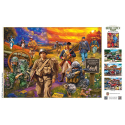Hometown Heroes - History of the American Soldier 1000 Piece Jigsaw Puzzle