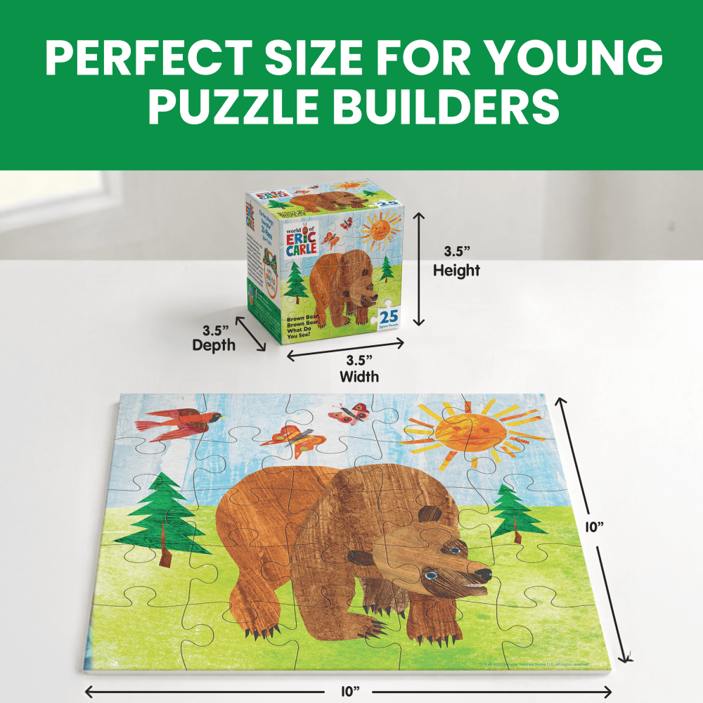 World of Eric Carle - Brown Bear 25 Piece Jigsaw Puzzle
