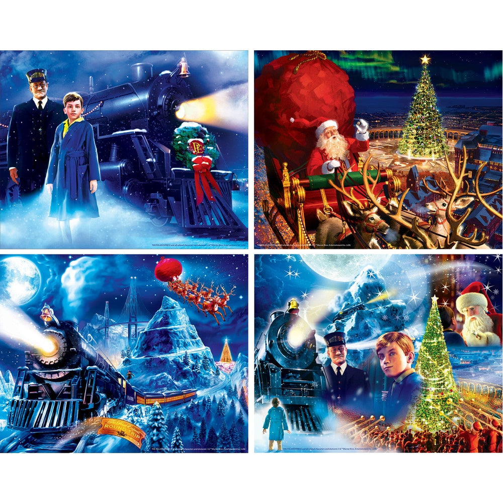 The Polar Express 100 Piece Jigsaw Puzzles 4-Pack