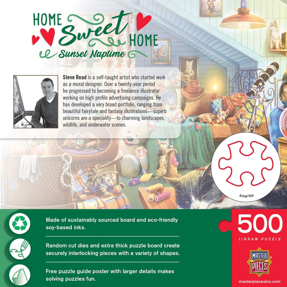 Home Sweet Home - Sunset Naptime 500 Piece Jigsaw Puzzle (ONLINE ORDER ONLY)