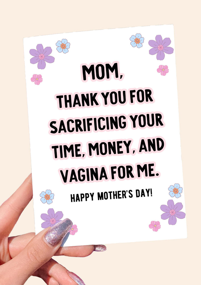 Sacrifices Mother's Day Card (Online Order Only)