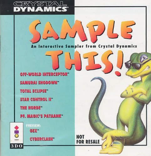 Crystal Dynamics Sample This! (3DO) (ONLINE ORDER ONLY)