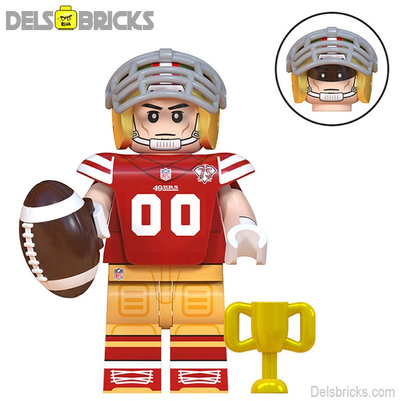 San Francisco 49ers NFL Football Teams Lego Minifigures Custom Toys (ONLINE ORDER ONLY)