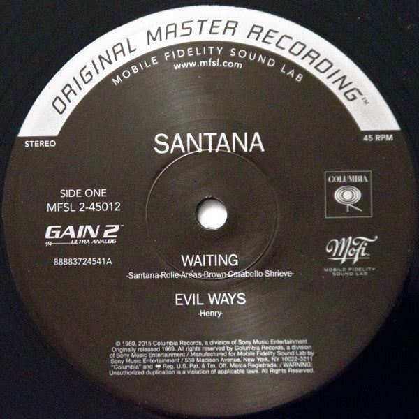 Santana - Santana [Vinyl] (ONLINE ORDER ONLY)