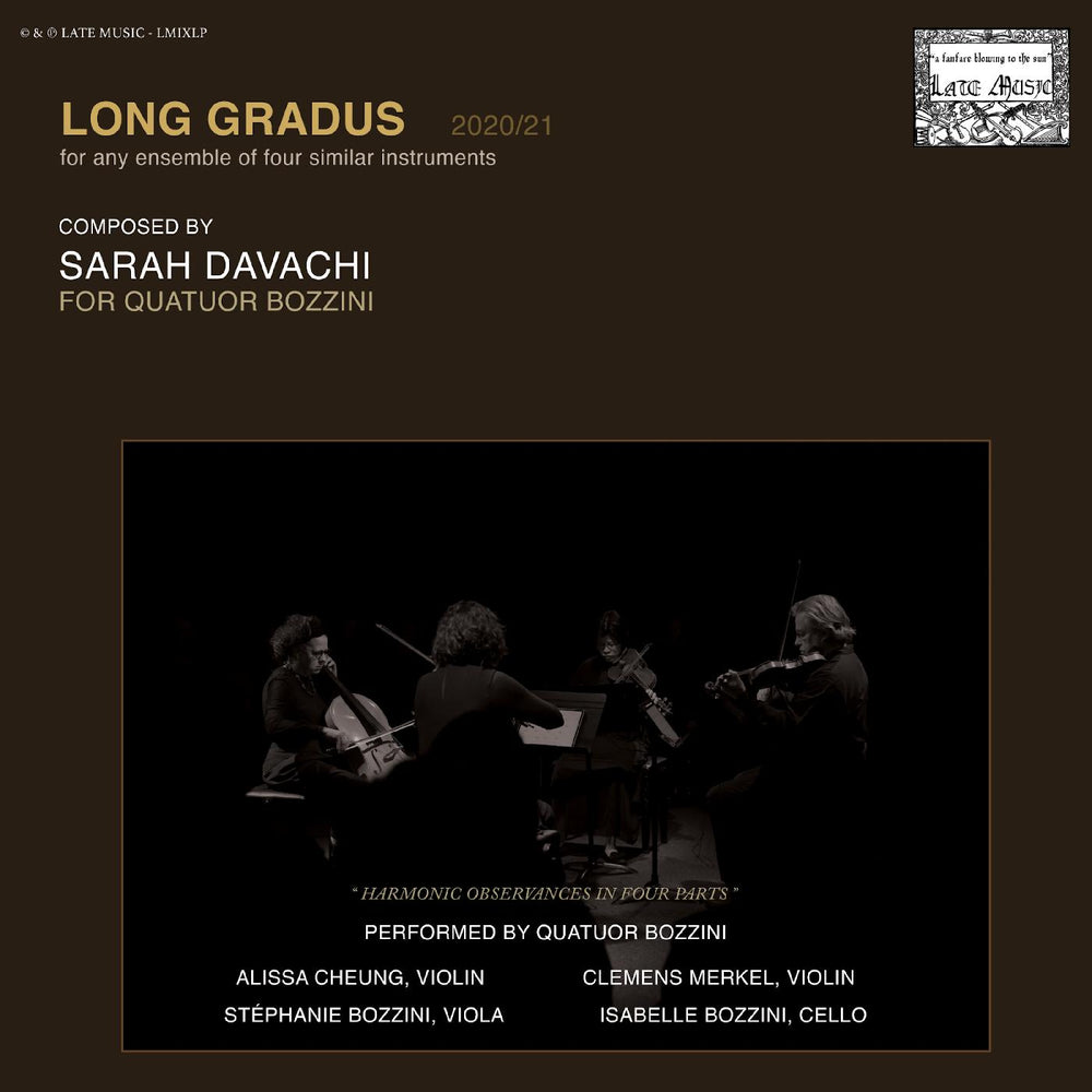 Sarah Davachi - Long Gradus (DELUXE EDITION) [CD] (ONLINE ORDER ONLY)