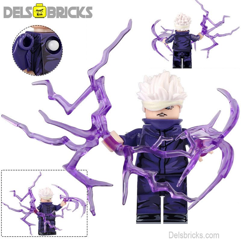 satoru Gojo Jujutsu kaisen Lego Anime Minifigures Custom Toys 3 (ONLINE ORDER ONLY)