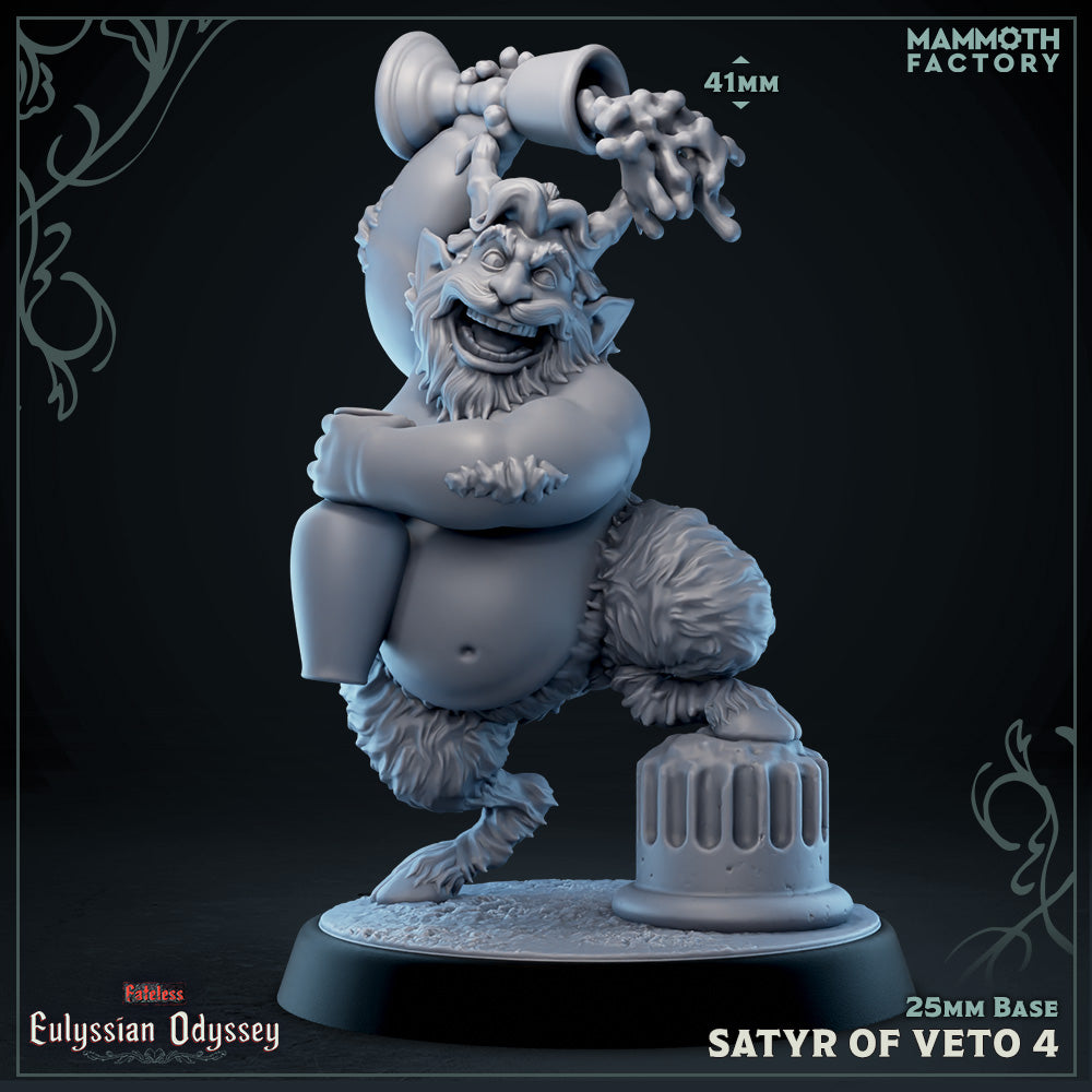 Satyr of Veto: Sculpt 4 (Male Satyr Bard) (Online Only)