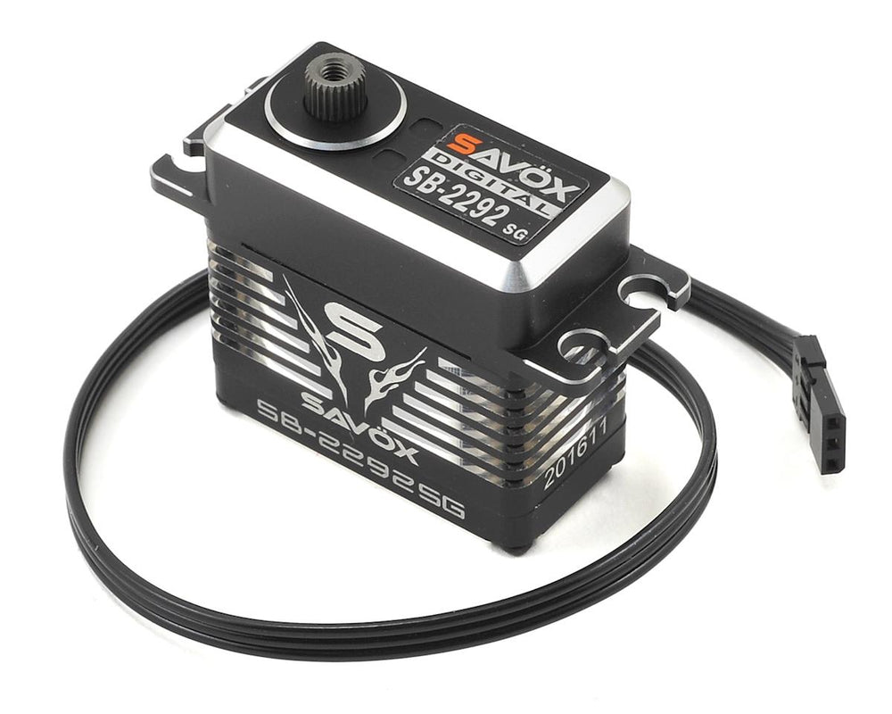 Savox SB-2292SG Black Edition Monster Torque Brushless Steel-Gear Servo (0.055 sec / 625 oz @ 8.4V)