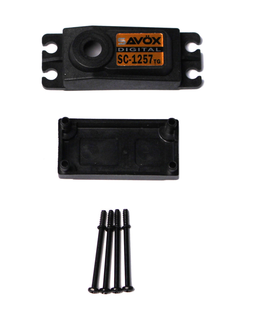 Savox TOP & BOTTOM SERVO CASE WITH 4 SCREWS (ONLINE ORDER ONLY)