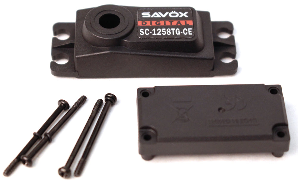 Savox Top & Bottom Servo Case with 4 Screws for SC1258TG (ONLINE ORDER ONLY)