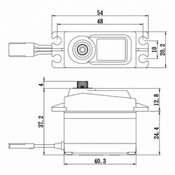 Savox Standard Size Coreless Digital Servo Soft Start 6V (ONLINE ORDER ONLY)