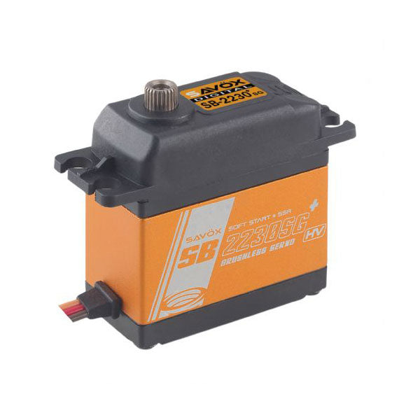 Savox SB2230SGP Plus HV Brushless Monster Torque Servo - 55 kg-cm | Large-Scale