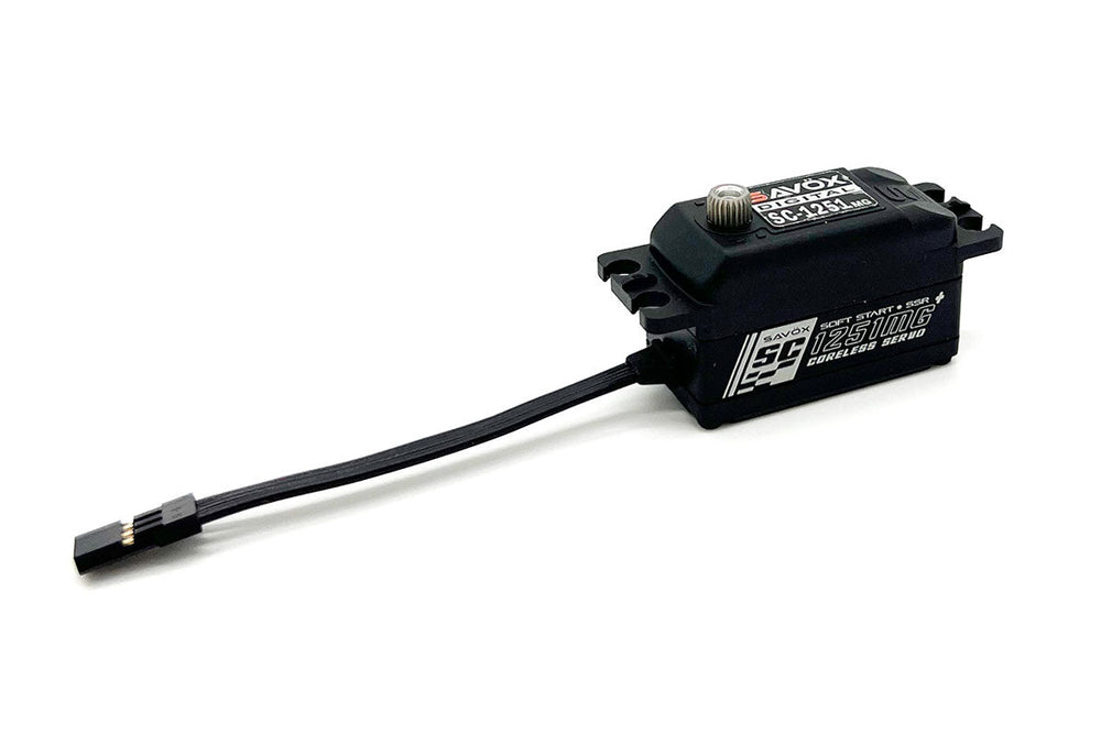 Savox SC1251MGP-BE Black Edition Low-Profile Servo - 1/10 On-Road Racing