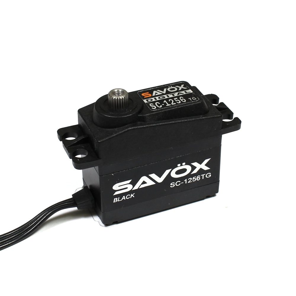 Savox SC-1256TG-BE Black Edition 1/10 Coreless High-Torque Digital Servo (0.15 sec / 278 oz @ 6.0V)